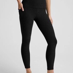 Beyond Yoga Spacedye Out Of Pocket High Waisted Midi Legging Medium Darkest nigh